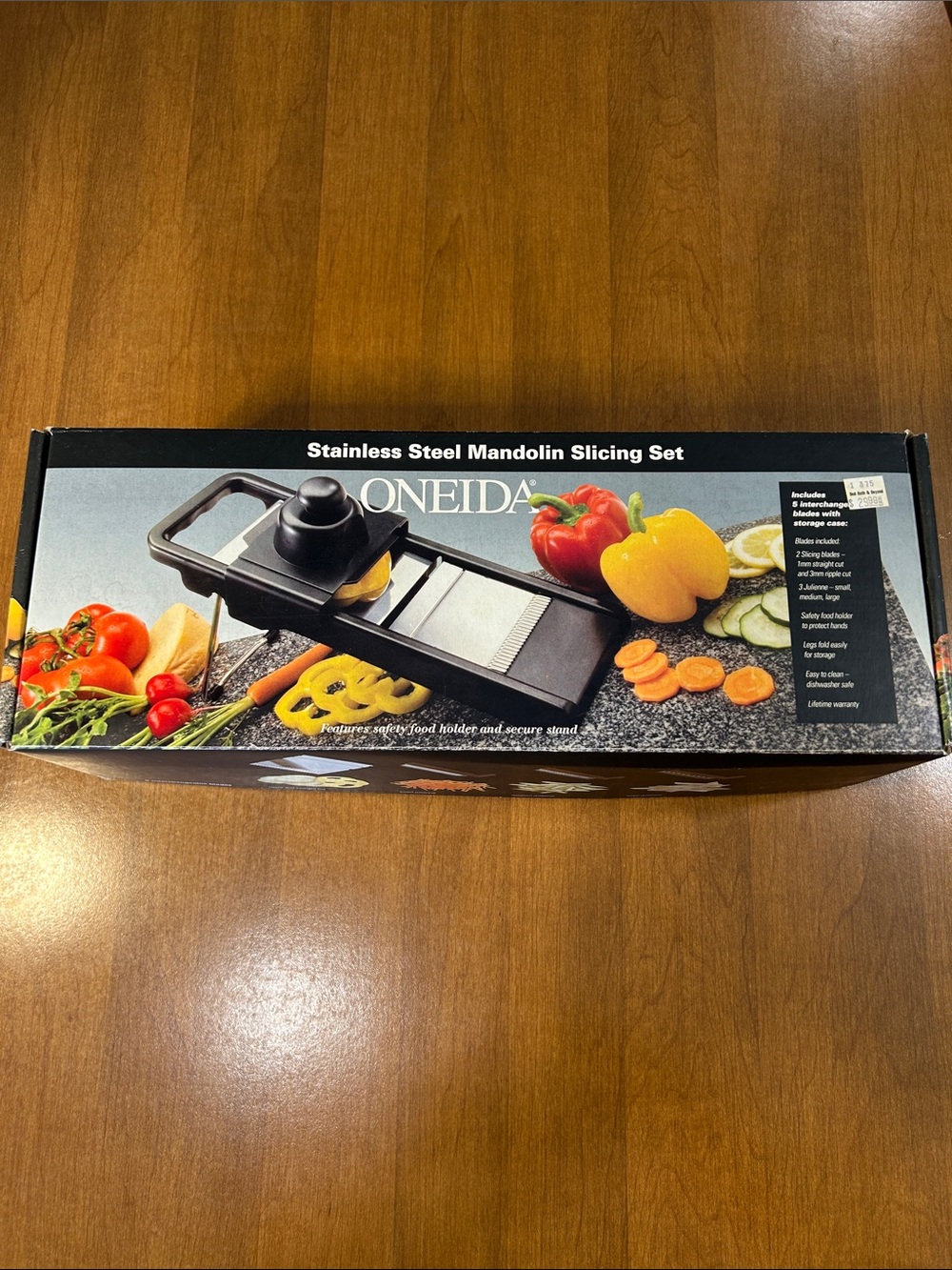 Oneida Stainless Steel Mandolin slicing set
